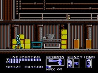 une photo d'Ã©cran de Robocop sur Nintendo Nes